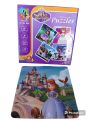 sofia the first puzzle card game box of 4 puzzle. 