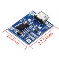 2 Pcs 5V mini TP4056 Lithium Battery Charging Board. Micro USB Charging module for 18650 Cell and 3.7v Cell. 