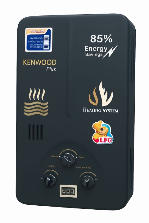 S Kenwood 8 Liter Instant Water Heater Imported - Natural SUI Gass and LPG Gas (cylinder)  Instant Geyser