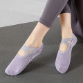 Women's Professional Yoga Socks Anti-Slip Sweat-Absorbent Breathable Pilates Ballet Dance Sport Socks for Active Ladies.