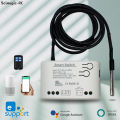 Ewelink WiFi Temperature and Humidity Sensor Security Home Automation Indoor Monitoring Thermometer Works with Alexa . 