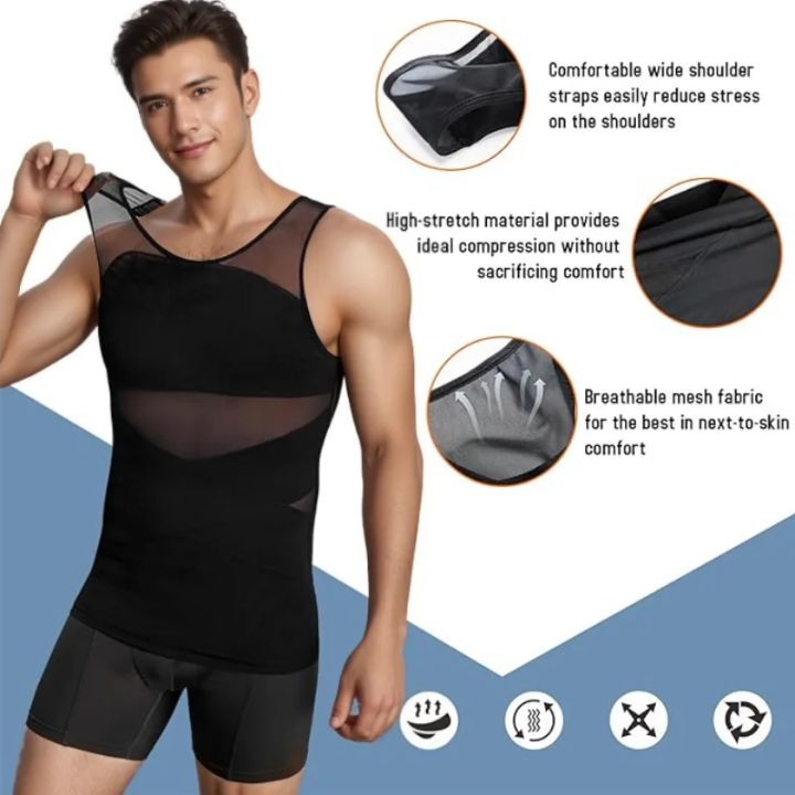 Men%20Compression%20Shirts%20for%20Men%20Shapewear%20Chest%20Abdomen%20Control%20Body%20Shaper%20Slimming%20Undershirt%20Workout%20Vest%20Tank%20Top%20-%20Image%205