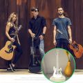 1pc 3D Stereo Night Light, Guitar Bedside Lamp, Acrylic Table Lamp, LED Warm White Desk Lamp. 