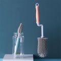 3Pcs Silicone Bottle Cleaning Brush 360 Degree Cup Brush Glass Cleaner Baby Pacifier Straw Scrubber Kitchen Cleaning Tool Set. 