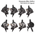 MicroNEW Mountain Bike Split-type‌ Trigger Shifter Lever with Gear Indicator 3 X 7/8/9/10/11/12 Speed Fits 22.2mm Handlebar. 
