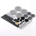 50PCS MOC Technical Gear and Axle Frictionless Cross Pins Pack for legoeds 10928 51416 3649 3648 3647 3749 3713 32123 32269 3708.