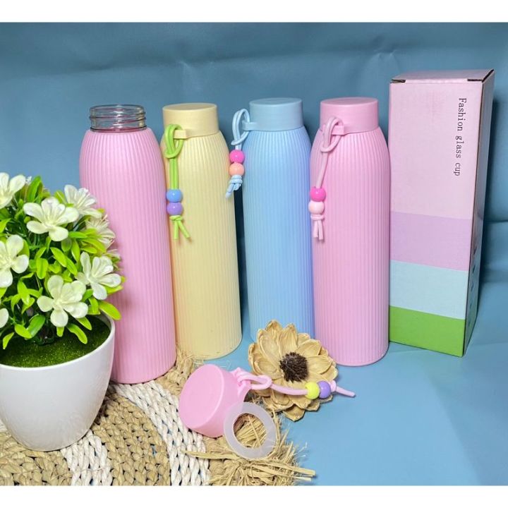 fashionable glass and plastic water bottles Daraz.lk