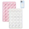 Silicone Suction Phone Holder Mat Multifunctional Suction Cup Wall Stand Square Anti-Slip Single-Sided Case Mount Back Sticker.