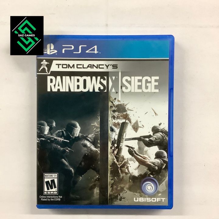 Tom Clancy's Rainbow Six Siege PS4 Game Disc – Multiplayer Online FPS ...