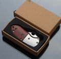 Small Camping Knife Portable Mini Key Chain Knife Wood Handle Stainless Steel Folding Pocket Knives EDC Utility Knife Outdoor Gear. 