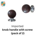 Imported, Knob handle for drawers and other furniture items, pack of 1, 2 and 6. 