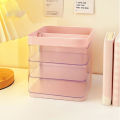 Drawer Desk Organiser , Dream Organiser Box for Cosmetics, Stationery, Perfect for Home, Office or Dorm Decor Multicolour Transparent Three. 