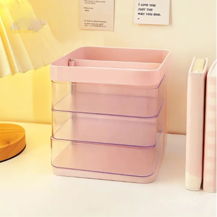 Drawer%20Desk%20Organiser%20,%20Dream%20Organiser%20Box%20for%20Cosmetics,%20Stationery,%20Perfect%20for%20Home,%20Office%20or%20Dorm%20Decor%20Multicolour%20Transparent%20Three%20-%20Image%206