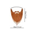 Fake Beard Party Beard Halloween Beard Santa Claus Big Beard White Long Hair Black Big Beard Party Beard Dressing. 