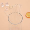 High Borosilicate Glass Straw Set Reusable Straw 12mm Wide Smoothie Straw for Bubble Tea Milkshakes Drinking for Bar Accessories. 