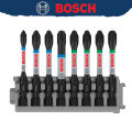 BOSCH 2608522328 Professional PZ/PH Impact Control Screwdriver Bit Set Head Universal Batch Holder 8Pcs Power Tool Attachments. 