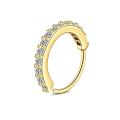 1pc 20G Zercon Septum Nose Rings Hoops for Women, Small Piercing Nose Ring Cartilage Tragus Helix Earring Piercing Jewelry. 