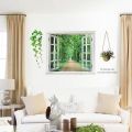 PVC window wall sticker - Parfect living room bedroom home decor - size wide 3'5"x2' height.