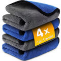 1/3/6pcs Microfiber Car Washing Towel Soft Quick Drying Windows Mirrors Wiping Rags Home Double Layer Cleaning Cloths. 