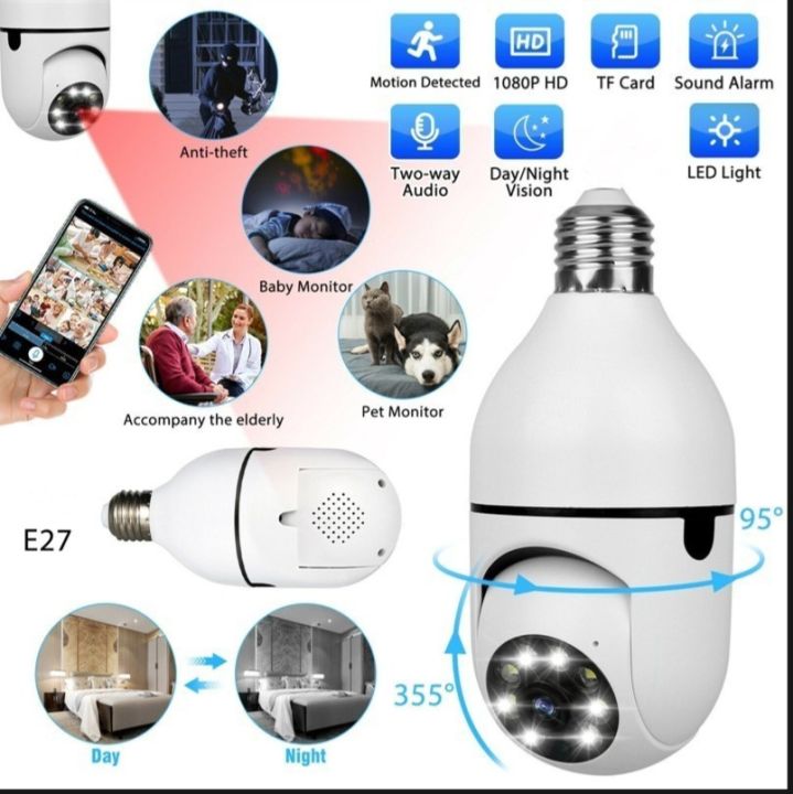 CCTV%20Camera%20Wifi%20Camera%201080P%20Full%20HD%20Smart%20CCTV%20wireless%20Wifi%20Camera%20-%20Image%203
