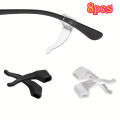 8pcs Anti Slip Glasses Ear Grips Universal Eyewear Retainers for Sports Reading Prevent Glasses Silicone Eyeglass Ear Hooks. 