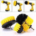 3 pcs/set Drill Brush Set Power Sc Cleaning Brush Tool Kit for Grouting Floors Bathtubs Tiles Showers Bathrooms Kitchen Su. 