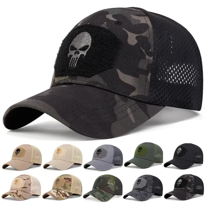 2025%20NEW%20Skull%20Embroidered%20Top%20with%20Patch%20Breathable%20Baseball%20Caps%20Spring%20and%20Autumn%20Outdoor%20Adjustable%20Casual%20Hat%20Sunscreen%20Hat%20-%20Image%206
