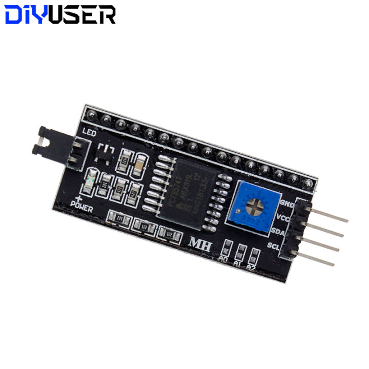 LCD1602%201602%20LCD%20Module%20Blue%20/%20Yellow%20Green%20Screen%2016x2%20Character%20LCD%20Display%20PCF8574T%20PCF8574%20IIC%20I2C%20Interface%205V%20-%20Image%206