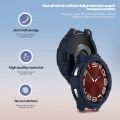 Armor Case For Samsung Galaxy Watch 6 Classic 43mm 47mm Silicone Accessories Shell With Rotating Bezel Protective Cover fashion. 
