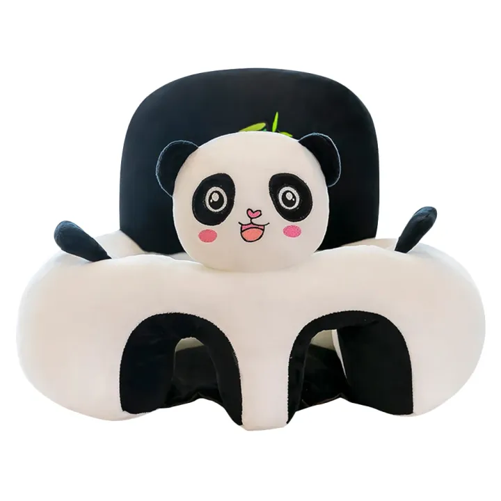 Cute Cartoon Animal Baby Feeding Chair Case Safety Soft Plush Baby Support Seat Case Learning To Sit for Toddlers Without Filler