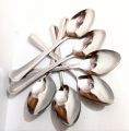 Stainless Steel Dinner Spoon Set Of 6 Pieces. 