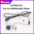 Srnubi Car Radio Cooling Fan for Android Multimedia Video Player Head Unit Radiator with Iron Bracket.