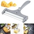 Stainless Steel Cheese Slicer Adjustable Thickness Butter Cutter Soft and Semi-Hard Kitchen Cooking Tools Cheddar Gadgets Grater. 