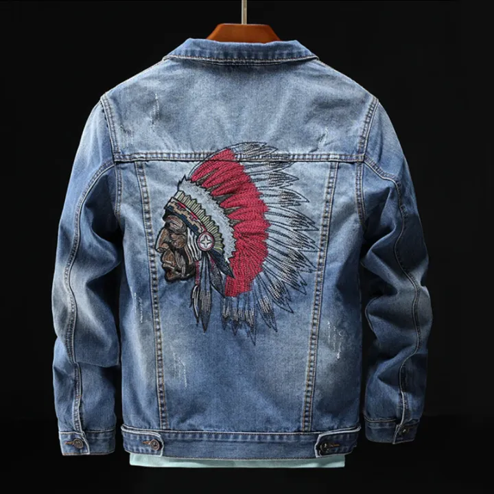 Indian%20Chief%20Embroidery%20Denim%20Jackets%20Men,%20Retro%20Blue%20Streetwear,%20Ripped%20Slim%20Coat,%20Casual%20Motorcycle%20Outwear,%20Spring%20and%20Autumn%20-%20Image%202