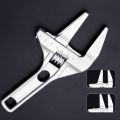 Multi-function Adjustable Wrench Aluminium Alloy Large Open Wrench Universal Spanner Repair Tool for Water Pipe Screw Bathroom.