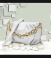 Girls Shoulder Bag with Stylish Golden Chain and Long Strap Crossbody Wallet. 