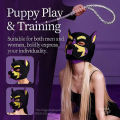 Neoprene dog headgear vest collar armband costume party costume mask cosplay adult sex toy Halloween  Christmas gif. 