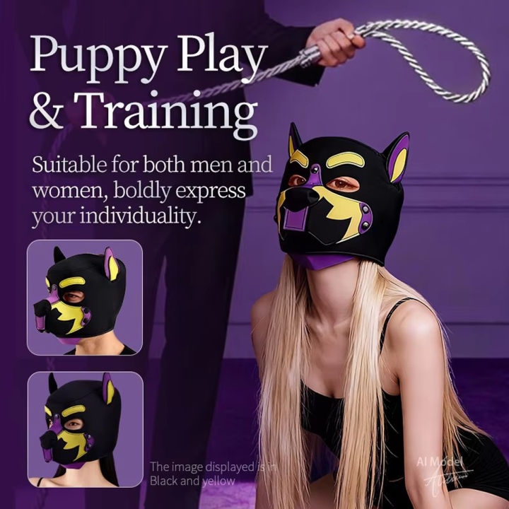 Neoprene%20dog%20headgear%20vest%20collar%20armband%20costume%20party%20costume%20mask%20cosplay%20adult%20sex%20toy%20Halloween%20%20Christmas%20gif%20-%20Image%202