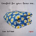Comforter for Winter Semi double size Exclusive Comforter with full cotton fabric 60*84 inch European cube style (1pcs Box) White , Red , Pink , Blue.