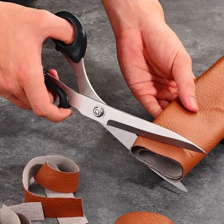 10%20Inch%20Stainless%20Steel%20Tailor's%20Scissors%20For%20Fabric%20Professional%20Sewing%20Tool%20Garment%20Scissors%20Durable%20-%20Image%205