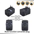 Universal Travel Plug Adapter 2 USB Port World Travel AC Power Charger Adapter AU US UK EU Converter Adapter USB Charger New. 