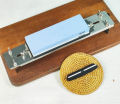 Stainless Steel Sink Sharpening Stone Holder Anti-Slip Sharpener Tool Adjustable Sink Whetstone Grinder Rack Kitchen Gadgets. 