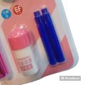 erasable fountain ink pens with polisher & erasable ink cartridges extra fine nibs plastic body made in china by chren rainbow nib you can erase from the bottom of the fountain in pen model no 6175 you can get extra erasable cartridge from our retail stor. 