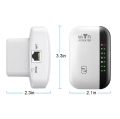 300M WIFi Repeater Wi-Fi Amplifier 802.11N 2.4GHz Wireless Signal Booster Smart Power Extender For Office Home Easy Setting. 