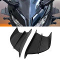 2PC Universal Motorcycle Winglet Aerodynamic Spoiler Wing with Adhesive Motorcycle Decoration Sticker For Yamaha Suzuki Kawasaki. 