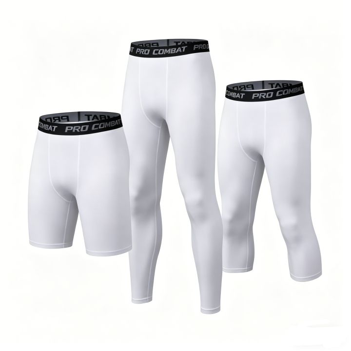 2025 Mens Compression Pants Tights Cool Dry Leggings Sports Baselayer Running Tights Athletic Workout Active Shorts