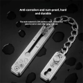 Hotel & Home Stainless Steel Anti-Lock Door Chain, Anti-theft Chain, Security Protection Home Door Lock, Multi-color Optional. 