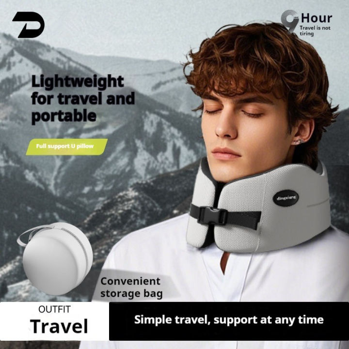Memory Foam U-shaped Pillow Travel Neck Pillow Soft Comfortable Car Airplane Pillow Office Sleeping Pillow Lunch Break Pillow