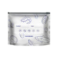HUAHUABag of 10 Large Aluminum Foil Food Storage Bags; Reusable, Fresh-Keeping, Leakproof Freezer Safe Ziplock Pouch.HUAHUA.