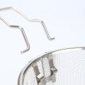 French Chip Frying Strainer Basket Stainless Steel Deep Fry Basket Kitchen Round Fryer Wire Mesh With Handle Wire Colander Nets. 